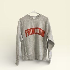 Champion Gray “Princeton” Sweatshirt- so great- size Men’s Small- women’s M/L!